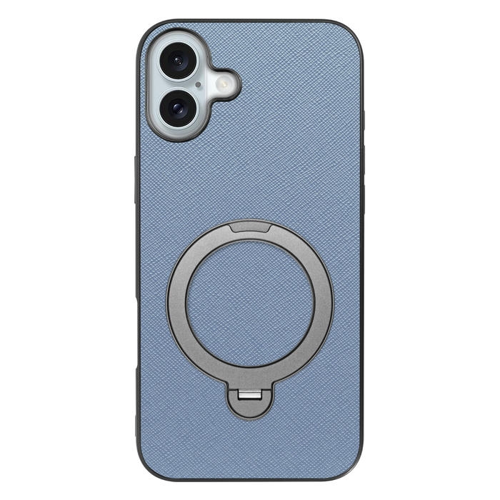 [ LOOF CASUAL MAG-RING Series ] iPhone 16 Plus iPhone16 Plus アイフォン16 プラス  スマホケース 背面 ケース カバー ハードケース マグネット内蔵の薄型多機能リング付 スタンド [ iPhone 16 Plus ]