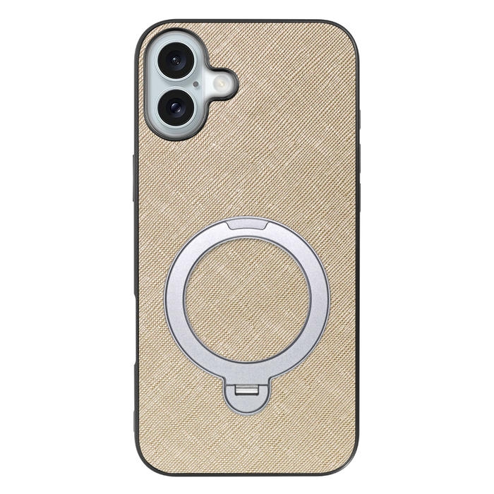[ LOOF CASUAL MAG-RING Series ] iPhone 16 Plus iPhone16 Plus アイフォン16 プラス  スマホケース 背面 ケース カバー ハードケース マグネット内蔵の薄型多機能リング付 スタンド [ iPhone 16 Plus ]