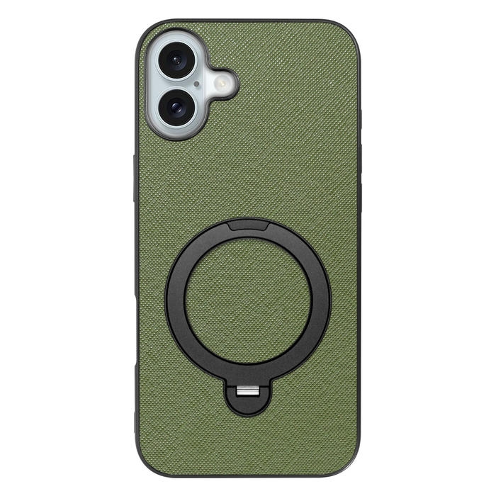 [ LOOF CASUAL MAG-RING Series ] iPhone 16 Plus iPhone16 Plus アイフォン16 プラス  スマホケース 背面 ケース カバー ハードケース マグネット内蔵の薄型多機能リング付 スタンド [ iPhone 16 Plus ]