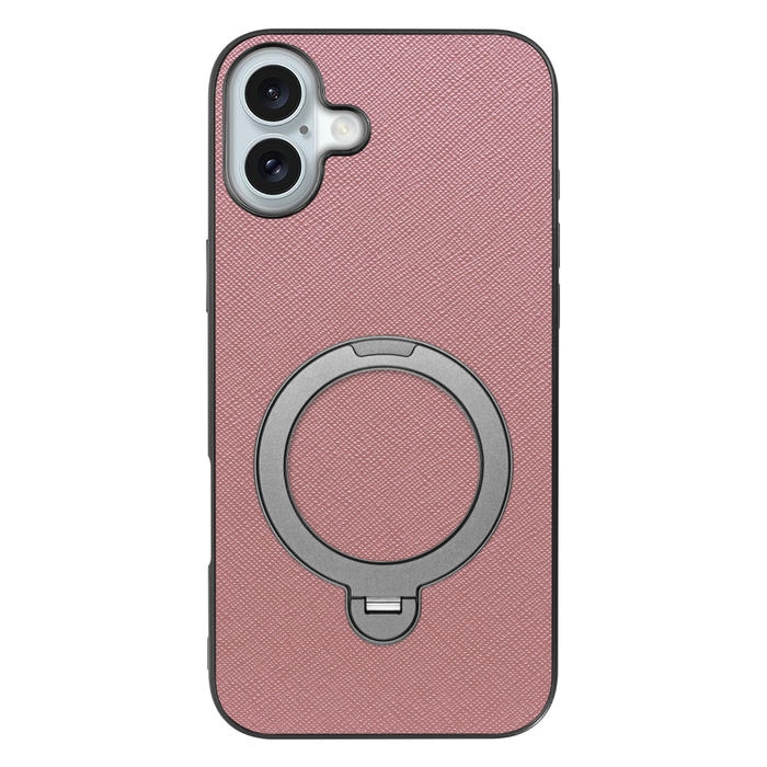 [ LOOF CASUAL MAG-RING Series ] iPhone 16 Plus iPhone16 Plus アイフォン16 プラス  スマホケース 背面 ケース カバー ハードケース マグネット内蔵の薄型多機能リング付 スタンド [ iPhone 16 Plus ]