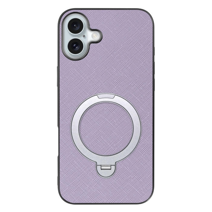[ LOOF CASUAL MAG-RING Series ] iPhone 16 Plus iPhone16 Plus アイフォン16 プラス  スマホケース 背面 ケース カバー ハードケース マグネット内蔵の薄型多機能リング付 スタンド [ iPhone 16 Plus ]