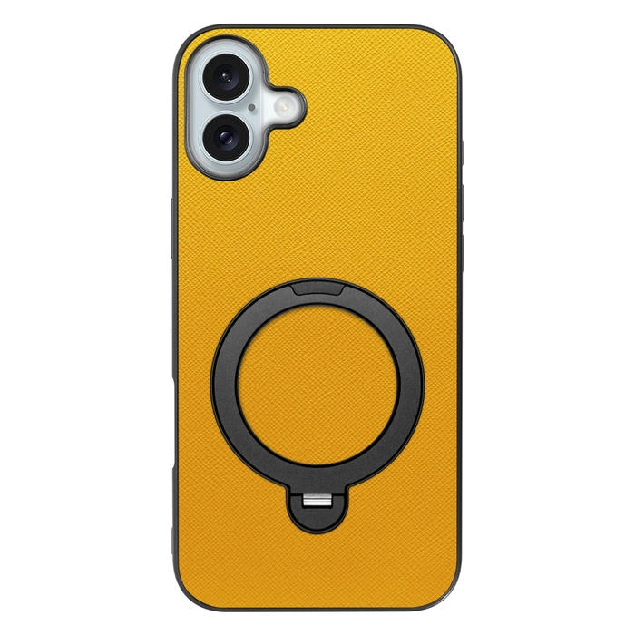 [ LOOF CASUAL MAG-RING Series ] iPhone 16 Plus iPhone16 Plus アイフォン16 プラス  スマホケース 背面 ケース カバー ハードケース マグネット内蔵の薄型多機能リング付 スタンド [ iPhone 16 Plus ]