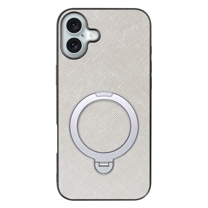 [ LOOF CASUAL MAG-RING Series ] iPhone 16 Plus iPhone16 Plus アイフォン16 プラス  スマホケース 背面 ケース カバー ハードケース マグネット内蔵の薄型多機能リング付 スタンド [ iPhone 16 Plus ]