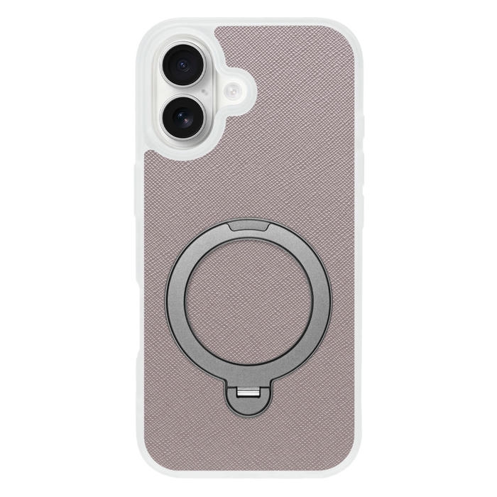 [ LOOF CASUAL MAG-RING Series ] iPhone 17 iPhone17 アイフォン17 iPhone 17 アイフォン 17 スマホケース 背面 ケース カバー ハードケース マグネット内蔵の薄型多機能リング付 スタンド [ iPhone 17 用 ] クリア仕様