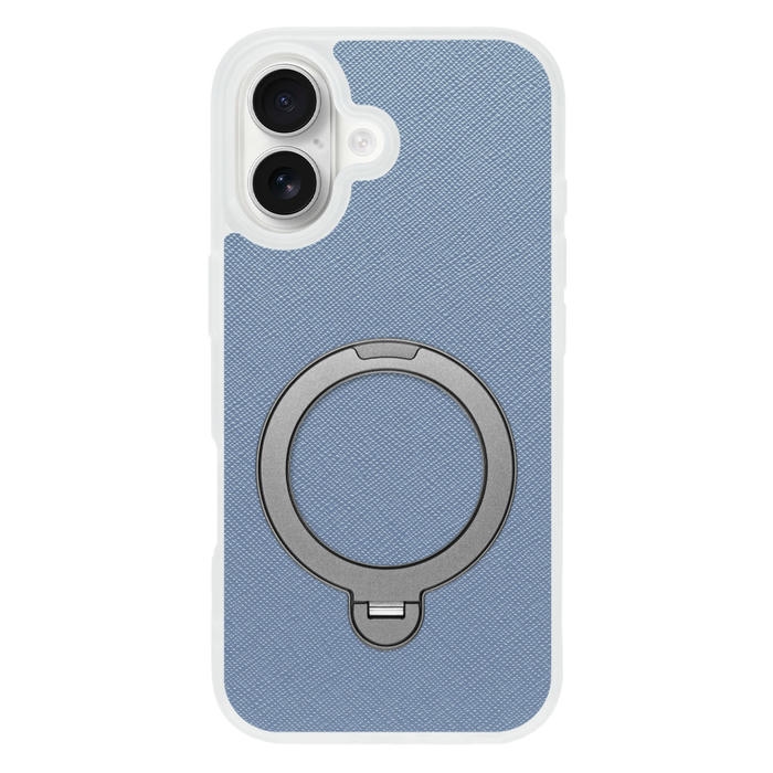 [ LOOF CASUAL MAG-RING Series ] iPhone 17 iPhone17 アイフォン17 iPhone 17 アイフォン 17 スマホケース 背面 ケース カバー ハードケース マグネット内蔵の薄型多機能リング付 スタンド [ iPhone 17 用 ] クリア仕様