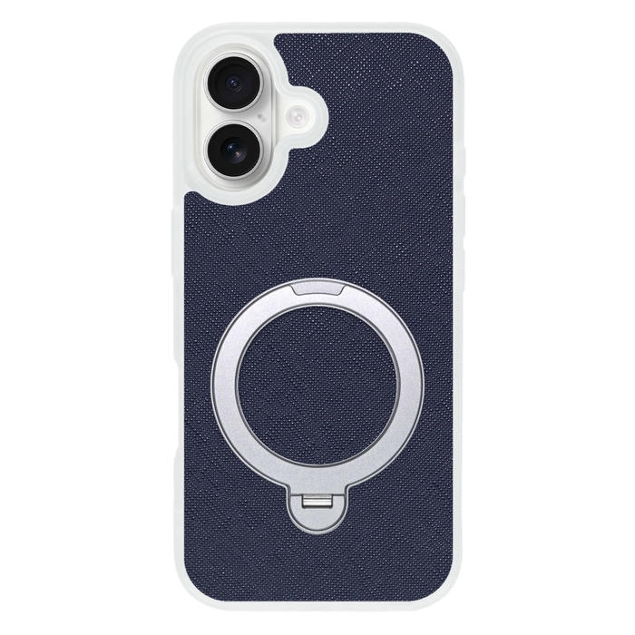 [ LOOF CASUAL MAG-RING Series ] iPhone 17 iPhone17 アイフォン17 iPhone 17 アイフォン 17 スマホケース 背面 ケース カバー ハードケース マグネット内蔵の薄型多機能リング付 スタンド [ iPhone 17 用 ] クリア仕様