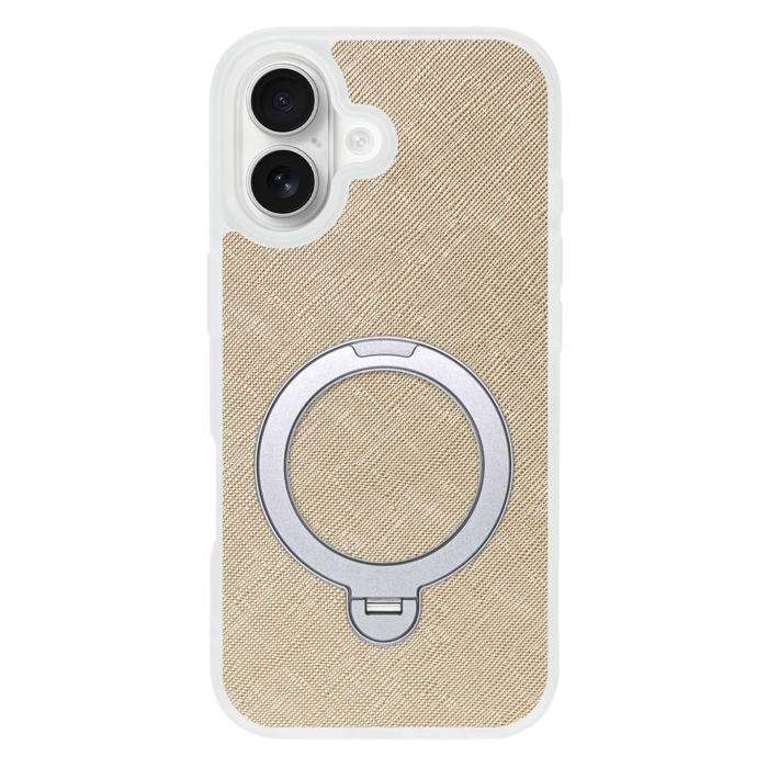 [ LOOF CASUAL MAG-RING Series ] iPhone 17 iPhone17 アイフォン17 iPhone 17 アイフォン 17 スマホケース 背面 ケース カバー ハードケース マグネット内蔵の薄型多機能リング付 スタンド [ iPhone 17 用 ] クリア仕様
