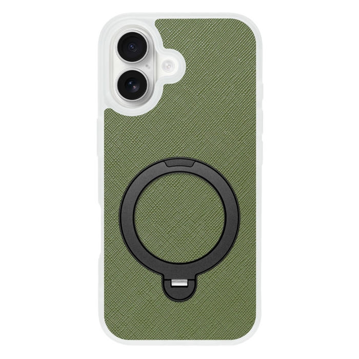 [ LOOF CASUAL MAG-RING Series ] iPhone 17 iPhone17 アイフォン17 iPhone 17 アイフォン 17 スマホケース 背面 ケース カバー ハードケース マグネット内蔵の薄型多機能リング付 スタンド [ iPhone 17 用 ] クリア仕様