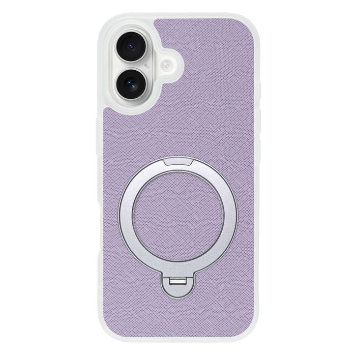 [ LOOF CASUAL MAG-RING Series ] iPhone 17 iPhone17 アイフォン17 iPhone 17 アイフォン 17 スマホケース 背面 ケース カバー ハードケース マグネット内蔵の薄型多機能リング付 スタンド [ iPhone 17 用 ] クリア仕様