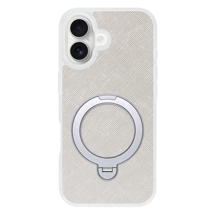 [ LOOF CASUAL MAG-RING Series ] iPhone 17 iPhone17 アイフォン17 iPhone 17 アイフォン 17 スマホケース 背面 ケース カバー ハードケース マグネット内蔵の薄型多機能リング付 スタンド [ iPhone 17 用 ] クリア仕様