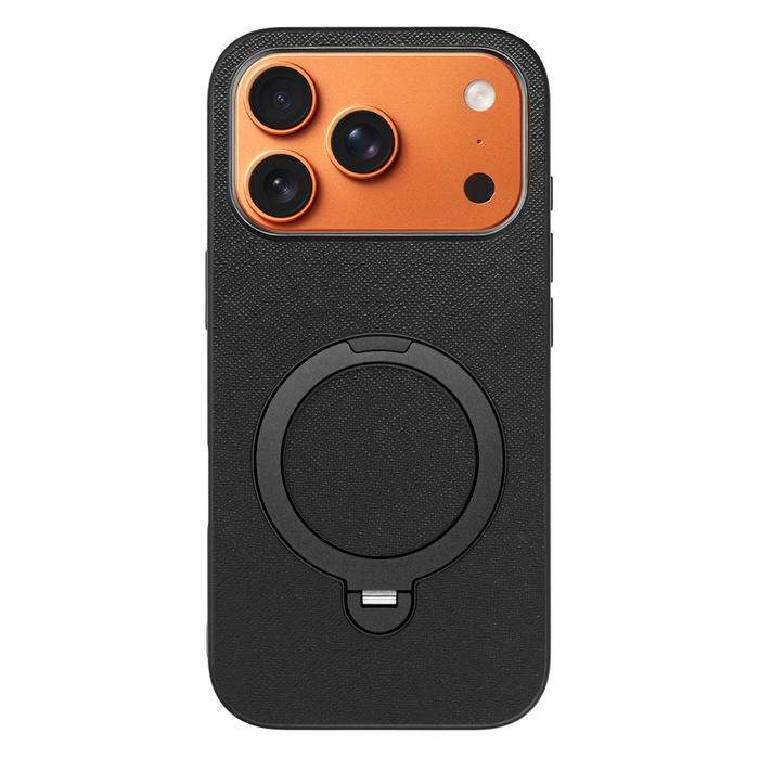 [ LOOF CASUAL MAG-RING Series ] iPhone 17 Pro iPhone17 Pro アイフォン17 プロ スマホケース 背面 ケース カバー ハードケース マグネット内蔵の薄型多機能リング付 スタンド [ iPhone 17 Pro 用 ]