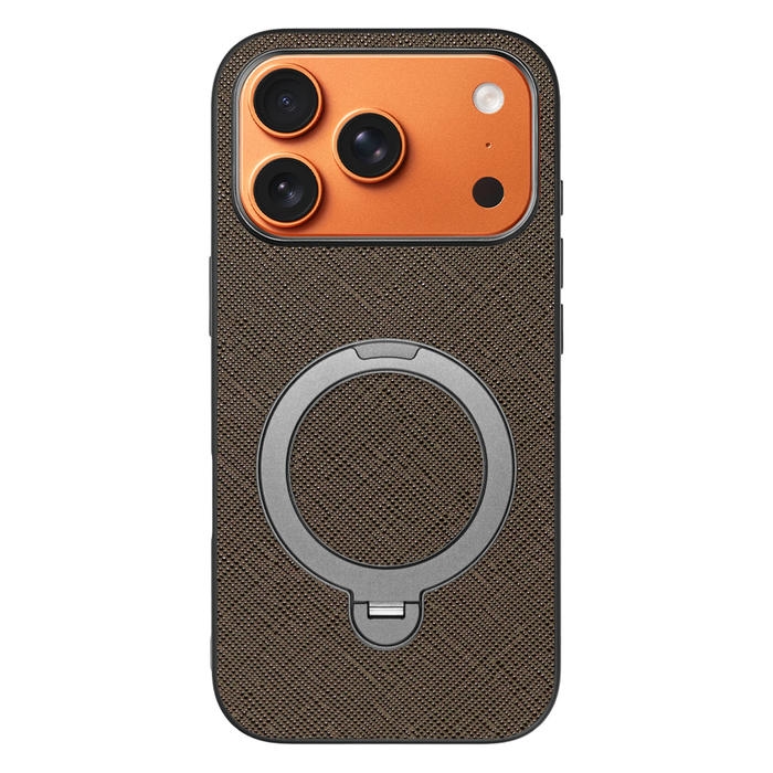 [ LOOF CASUAL MAG-RING Series ] iPhone 17 Pro iPhone17 Pro アイフォン17 プロ スマホケース 背面 ケース カバー ハードケース マグネット内蔵の薄型多機能リング付 スタンド [ iPhone 17 Pro 用 ]