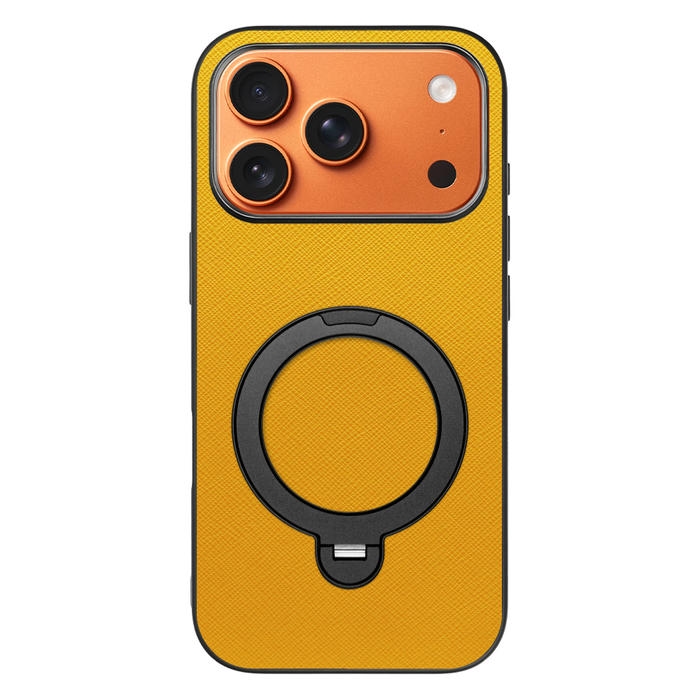 [ LOOF CASUAL MAG-RING Series ] iPhone 17 Pro iPhone17 Pro アイフォン17 プロ スマホケース 背面 ケース カバー ハードケース マグネット内蔵の薄型多機能リング付 スタンド [ iPhone 17 Pro 用 ]
