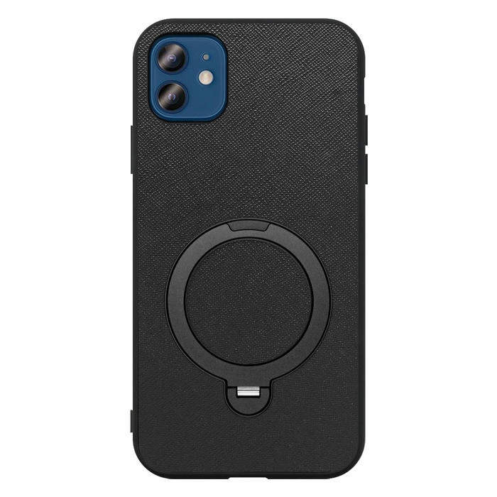 [ LOOF CASUAL MAG-RING Series ] iPhone 12 / 12 Pro iphone12 iphone12pro 12pro 12プロ スマホケース 背面 ケース カバー ハードケース マグネット内蔵の薄型多機能リング付 スタンド [ iPhone 12 / 12 Pro ]