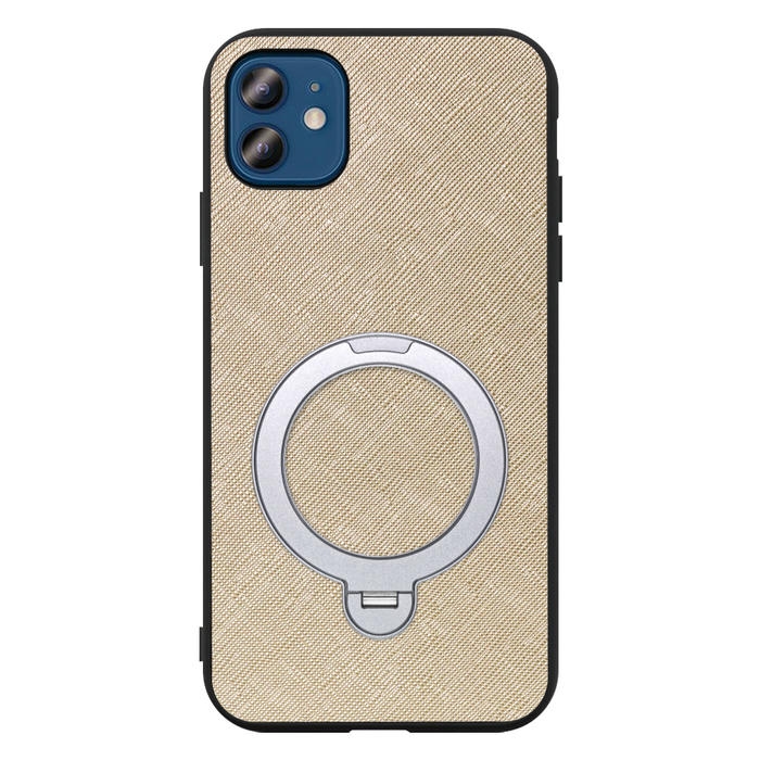 [ LOOF CASUAL MAG-RING Series ] iPhone 12 / 12 Pro iphone12 iphone12pro 12pro 12プロ スマホケース 背面 ケース カバー ハードケース マグネット内蔵の薄型多機能リング付 スタンド [ iPhone 12 / 12 Pro ]