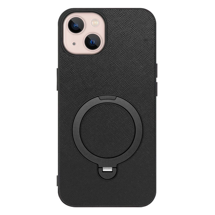 [ LOOF CASUAL MAG-RING Series ] iPhone 13 iphone13 スマホケース 背面 ケース カバー ハードケース マグネット内蔵の薄型多機能リング付 スタンド [ iPhone 13 ]