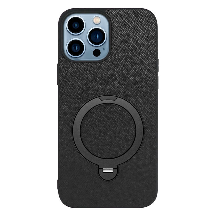 [ LOOF CASUAL MAG-RING Series ] iPhone 13 Pro iphone13pro 13pro プロ スマホケース 背面 ケース カバー ハードケース マグネット内蔵の薄型多機能リング付 スタンド [ iPhone 13 Pro ]