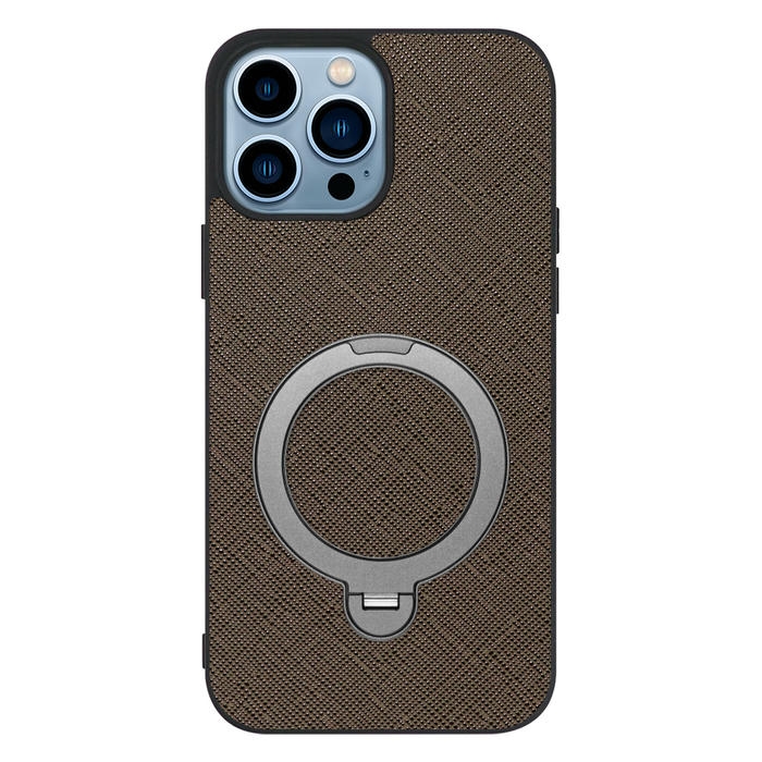 [ LOOF CASUAL MAG-RING Series ] iPhone 13 Pro iphone13pro 13pro プロ スマホケース 背面 ケース カバー ハードケース マグネット内蔵の薄型多機能リング付 スタンド [ iPhone 13 Pro ]