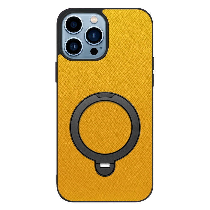 [ LOOF CASUAL MAG-RING Series ] iPhone 13 Pro iphone13pro 13pro プロ スマホケース 背面 ケース カバー ハードケース マグネット内蔵の薄型多機能リング付 スタンド [ iPhone 13 Pro ]