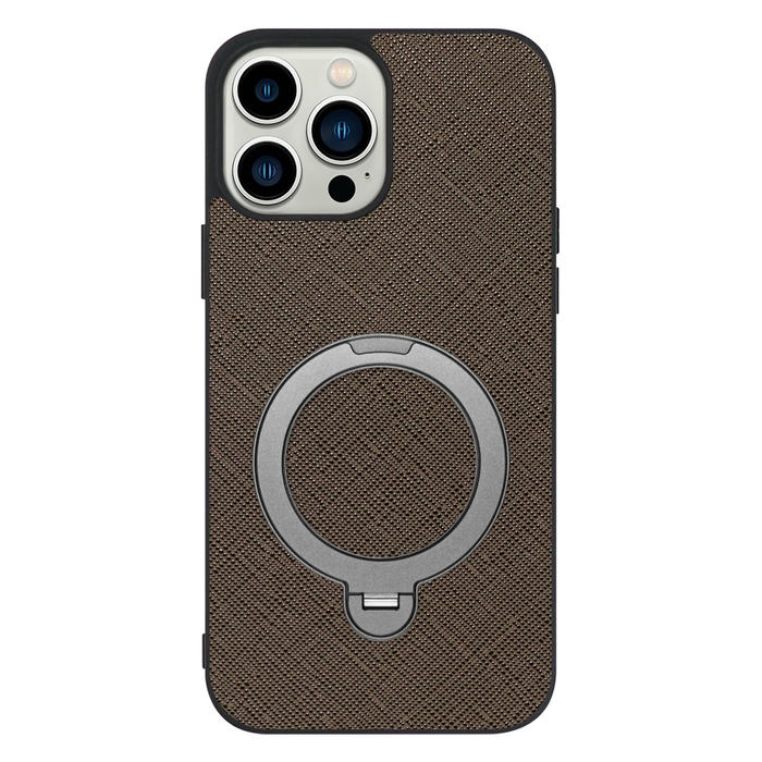 [ LOOF CASUAL MAG-RING Series ] iPhone 13 Pro Max iphone13promax 13promax promax プロマックス スマホケース 背面 ケース カバー ハードケース マグネット内蔵の薄型多機能リング付 スタンド [ iPhone 13 Pro Max ]