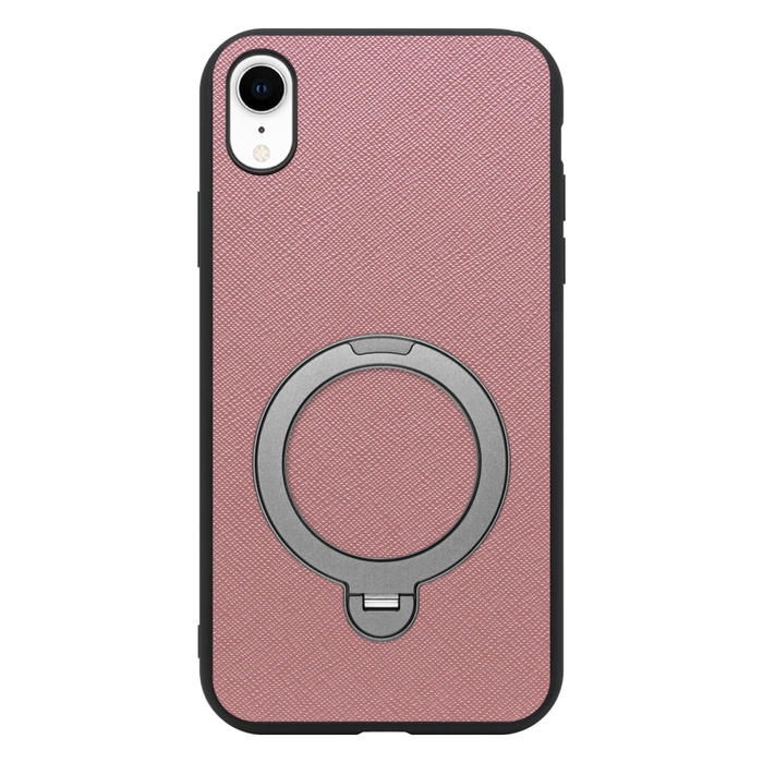 [ LOOF CASUAL MAG-RING Series ] iPhone XR iPhonexr スマホケース 背面 ケース カバー ハードケース マグネット内蔵の薄型多機能リング付 スタンド [ iPhone XR ]