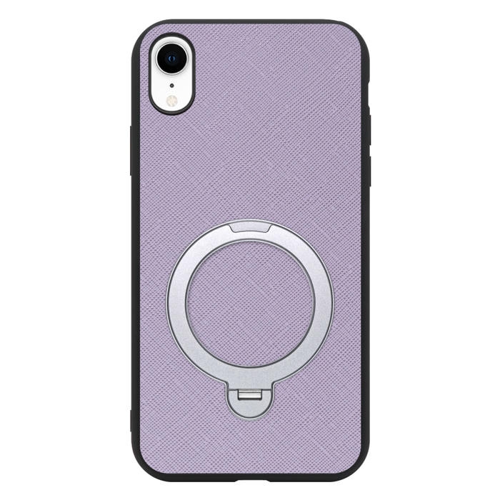 [ LOOF CASUAL MAG-RING Series ] iPhone XR iPhonexr スマホケース 背面 ケース カバー ハードケース マグネット内蔵の薄型多機能リング付 スタンド [ iPhone XR ]