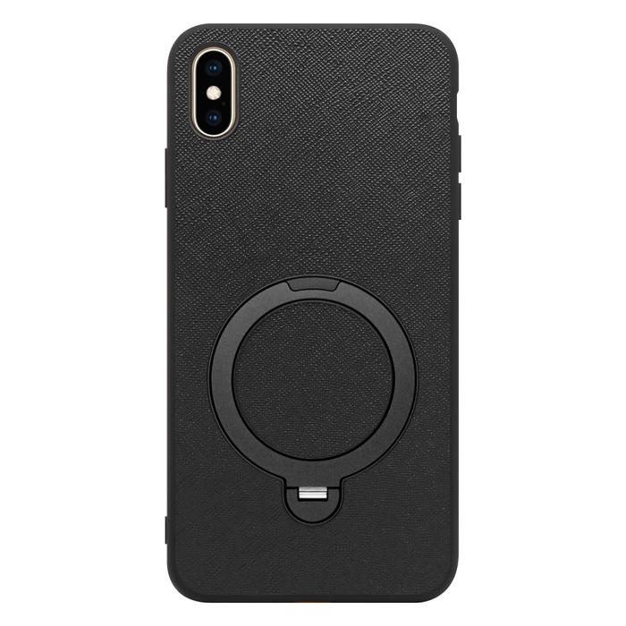 [ LOOF CASUAL MAG-RING Series ] iPhone XS Max iPhonexsmax xsmax スマホケース 背面 ケース カバー ハードケース マグネット内蔵の薄型多機能リング付 スタンド [ iPhone XS Max ]