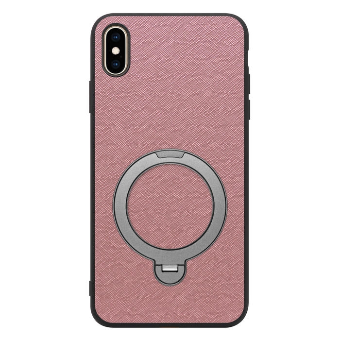 [ LOOF CASUAL MAG-RING Series ] iPhone XS Max iPhonexsmax xsmax スマホケース 背面 ケース カバー ハードケース マグネット内蔵の薄型多機能リング付 スタンド [ iPhone XS Max ]