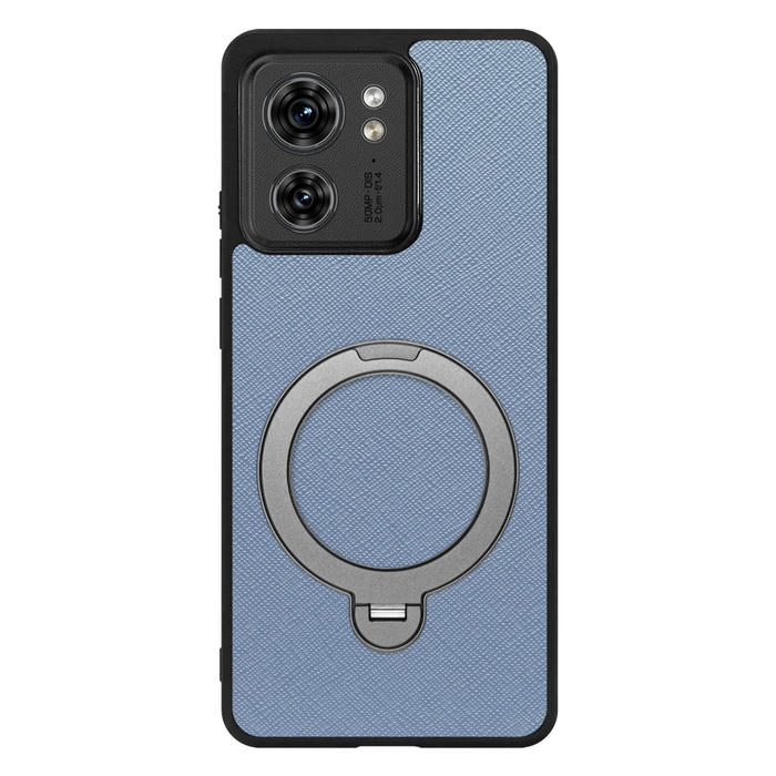 [ LOOF CASUAL MAG-RING Series ] motorola edge 40  スマホケース 背面 ケース カバー ハードケース マグネット内蔵の薄型多機能リング付 スタンド [ motorola edge 40 ]