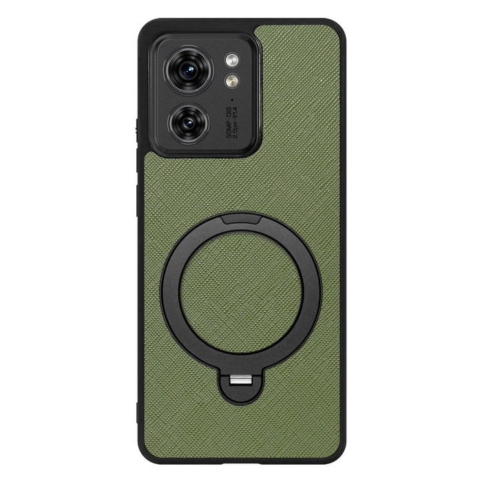 [ LOOF CASUAL MAG-RING Series ] motorola edge 40  スマホケース 背面 ケース カバー ハードケース マグネット内蔵の薄型多機能リング付 スタンド [ motorola edge 40 ]