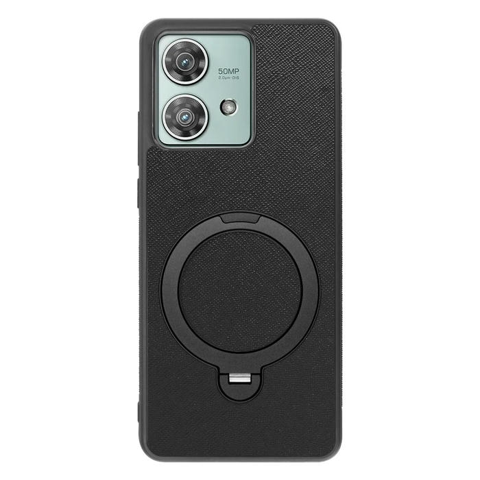 [ LOOF CASUAL MAG-RING Series ] motorola edge 40 neo motorola edge40neo スマホケース 背面 ケース カバー ハードケース マグネット内蔵の薄型多機能リング付 スタンド [ motorola edge 40 neo ]