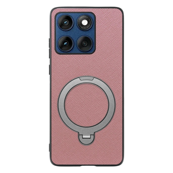 [ LOOF CASUAL MAG-RING Series ] motorola edge 60 モトローラ XT2507-3 XT2507-6 スマホケース 背面 ケース カバー ハードケース マグネット内蔵の薄型多機能リング付 スタンド [ motorola edge 60 ]