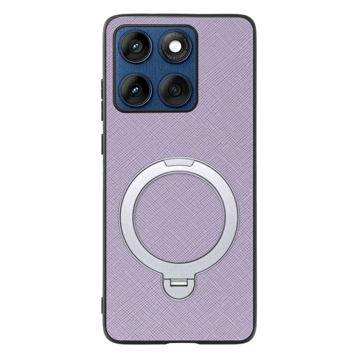 [ LOOF CASUAL MAG-RING Series ] motorola edge 60 モトローラ XT2507-3 XT2507-6 スマホケース 背面 ケース カバー ハードケース マグネット内蔵の薄型多機能リング付 スタンド [ motorola edge 60 ]
