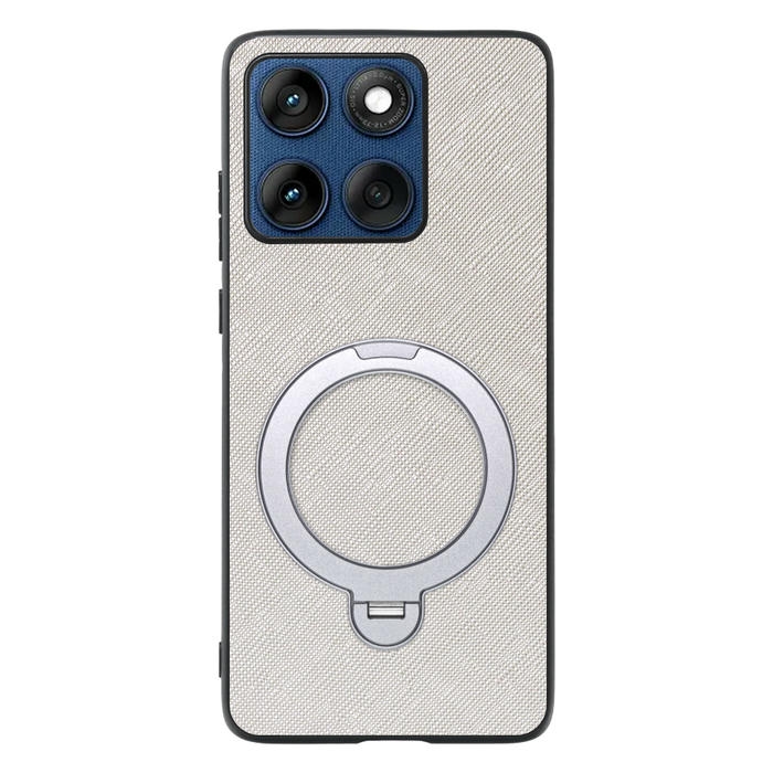 [ LOOF CASUAL MAG-RING Series ] motorola edge 60 モトローラ XT2507-3 XT2507-6 スマホケース 背面 ケース カバー ハードケース マグネット内蔵の薄型多機能リング付 スタンド [ motorola edge 60 ]