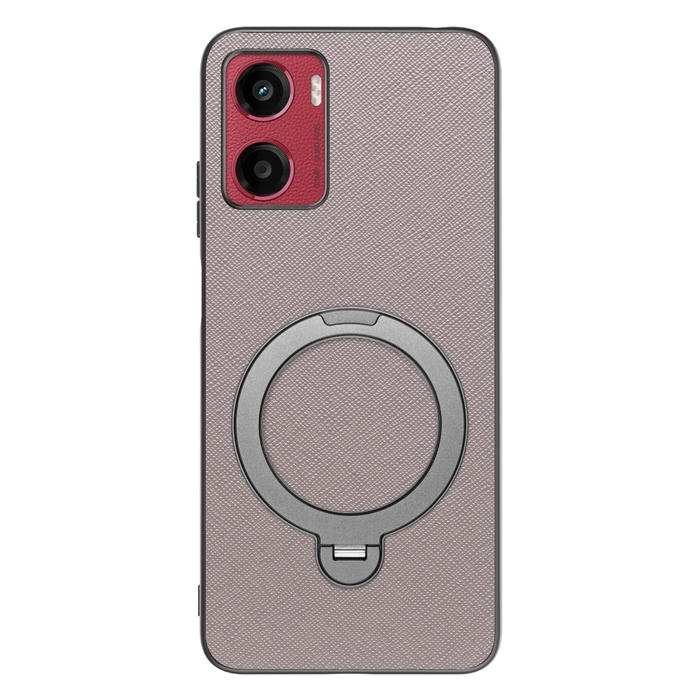 [ LOOF CASUAL MAG-RING Series ] moto g05 motorola スマホケース 背面 ケース カバー ハードケース マグネット内蔵の薄型多機能リング付 スタンド [ moto g05 ]