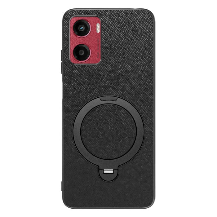 [ LOOF CASUAL MAG-RING Series ] moto g05 motorola スマホケース 背面 ケース カバー ハードケース マグネット内蔵の薄型多機能リング付 スタンド [ moto g05 ]