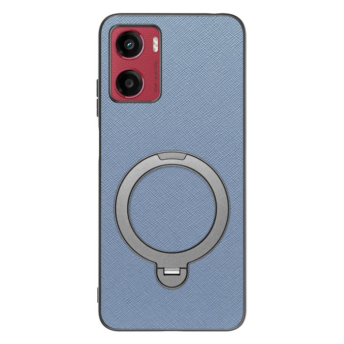 [ LOOF CASUAL MAG-RING Series ] moto g05 motorola スマホケース 背面 ケース カバー ハードケース マグネット内蔵の薄型多機能リング付 スタンド [ moto g05 ]