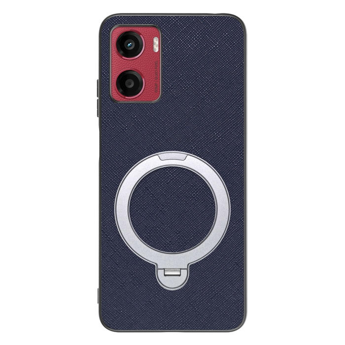 [ LOOF CASUAL MAG-RING Series ] moto g05 motorola スマホケース 背面 ケース カバー ハードケース マグネット内蔵の薄型多機能リング付 スタンド [ moto g05 ]