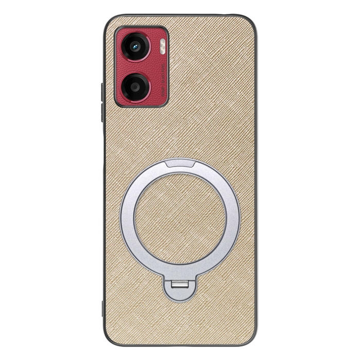 [ LOOF CASUAL MAG-RING Series ] moto g05 motorola スマホケース 背面 ケース カバー ハードケース マグネット内蔵の薄型多機能リング付 スタンド [ moto g05 ]