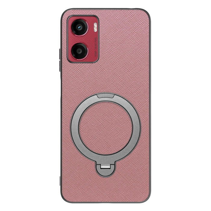 [ LOOF CASUAL MAG-RING Series ] moto g05 motorola スマホケース 背面 ケース カバー ハードケース マグネット内蔵の薄型多機能リング付 スタンド [ moto g05 ]