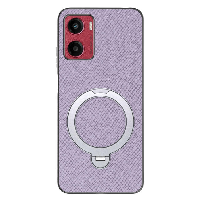 [ LOOF CASUAL MAG-RING Series ] moto g05 motorola スマホケース 背面 ケース カバー ハードケース マグネット内蔵の薄型多機能リング付 スタンド [ moto g05 ]