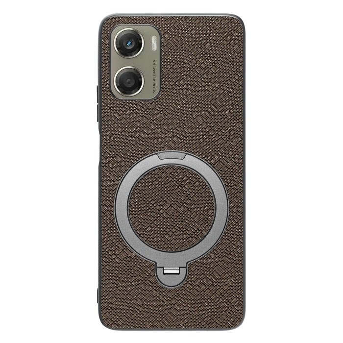 [ LOOF CASUAL MAG-RING Series ] moto g06 モトローラ XT2535-6 スマホケース 背面 ケース カバー ハードケース マグネット内蔵の薄型多機能リング付 スタンド [ moto g06 ]