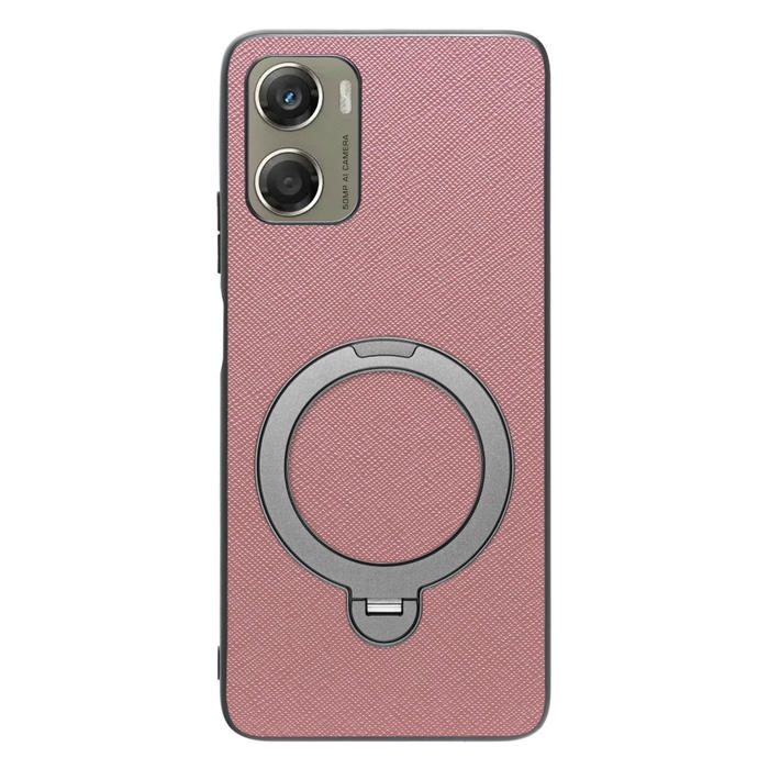 [ LOOF CASUAL MAG-RING Series ] moto g06 モトローラ XT2535-6 スマホケース 背面 ケース カバー ハードケース マグネット内蔵の薄型多機能リング付 スタンド [ moto g06 ]