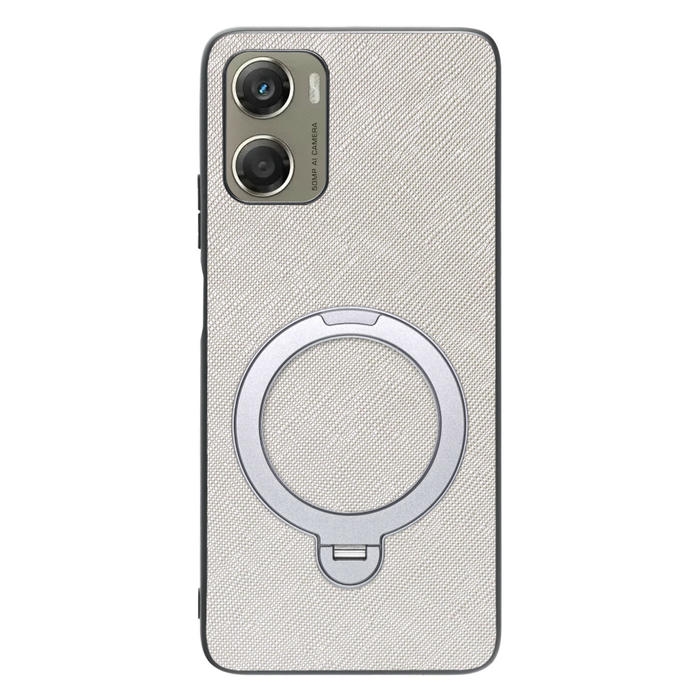 [ LOOF CASUAL MAG-RING Series ] moto g06 モトローラ XT2535-6 スマホケース 背面 ケース カバー ハードケース マグネット内蔵の薄型多機能リング付 スタンド [ moto g06 ]