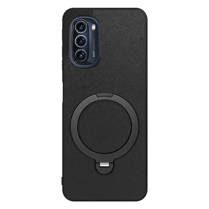 [ LOOF CASUAL MAG-RING Series ] moto g52j 5G motog52j5g motog52j スマホケース 背面 ケース カバー ハードケース マグネット内蔵の薄型多機能リング付 スタンド [ moto g52j 5G ]