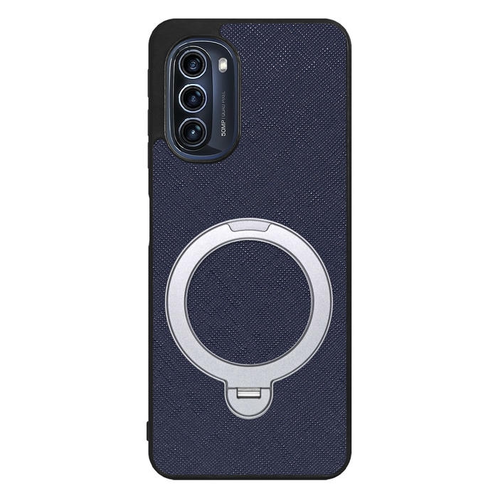 [ LOOF CASUAL MAG-RING Series ] moto g52j 5G motog52j5g motog52j スマホケース 背面 ケース カバー ハードケース マグネット内蔵の薄型多機能リング付 スタンド [ moto g52j 5G ]