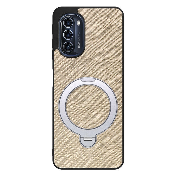 [ LOOF CASUAL MAG-RING Series ] moto g52j 5G motog52j5g motog52j スマホケース 背面 ケース カバー ハードケース マグネット内蔵の薄型多機能リング付 スタンド [ moto g52j 5G ]