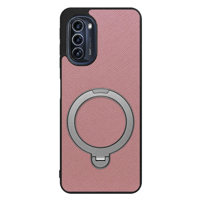 [ LOOF CASUAL MAG-RING Series ] moto g52j 5G motog52j5g motog52j スマホケース 背面 ケース カバー ハードケース マグネット内蔵の薄型多機能リング付 スタンド [ moto g52j 5G ]