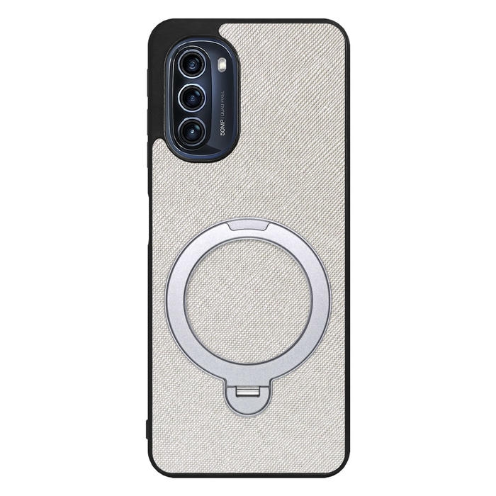 [ LOOF CASUAL MAG-RING Series ] moto g52j 5G motog52j5g motog52j スマホケース 背面 ケース カバー ハードケース マグネット内蔵の薄型多機能リング付 スタンド [ moto g52j 5G ]