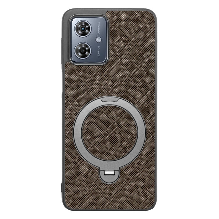 [ LOOF CASUAL MAG-RING Series ] moto g64 5G / g64y 5G  スマホケース 背面 ケース カバー ハードケース マグネット内蔵の薄型多機能リング付 スタンド [ moto g64 5G / g64y 5G ]